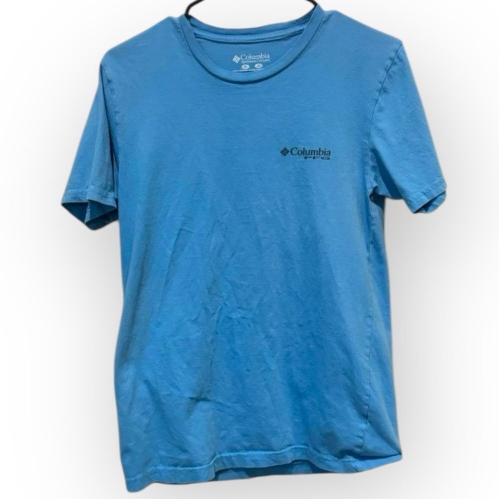 Columbia PFG Performance Fishing Gear Blue T-Shirt – Size Medium